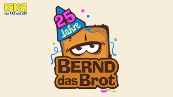 KiKA - Der Kinderkanal ARD/ZDF: 25 Jahre Bernd das Brot / Geburtstags-Spezial & viele Highlights ab 28. Februar 2025 bei KiKA