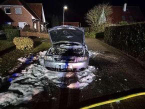 POL-STD: Traktor bei Unfall umgestürzt - Fahrer leicht verletzt, Zwei Einbrüche in Jork, Audi in Sauensiek ausgebrannt, Einbrecher in Buxtehuder Restaurant