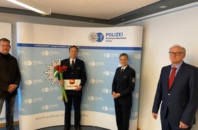 Polizeipräsidium Hamm: POL-HAM: Leiter der Polizeiwache Bockum-Hövel in den Ruhestand verabschiedet