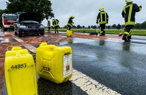 Feuerwehr Flotwedel: FW Flotwedel: Fahrzeugbrand endet glimpflich