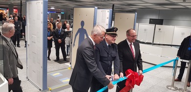 Bundespolizeidirektion Flughafen Frankfurt am Main: BPOLD FRA: Bundespolizei eröffnet neue Luftsicherheitskontrollspuren am Flughafen Frankfurt