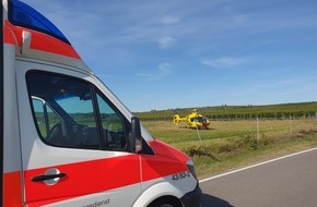Polizeidirektion Neustadt/Weinstraße: POL-PDNW: Grünstadt - Verkehrsunfall mit Personenschaden, Fahrzeuge erheblich beschädigt