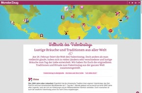 Monsterzeug GmbH: Eichhörnchenangst, schwarze Nudeln, und Malwettbewerbe - So kurios feiert die Welt den Valentinstag!