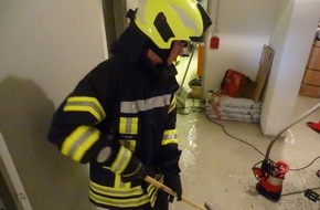 Freiwillige Feuerwehr Reichenau: FW Reichenau: Wasserrohrbruch führt zu Feuerwehreinsatz, Reichenau-Lindenbühl, 17.09.2022