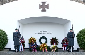 PIZ Heer: Gedenkfeier am Ehrenmal des Deutschen Heeres 
am 23.11.2017
