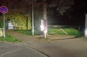 Landespolizeiinspektion Nordhausen: LPI-NDH: Zigarettenautomat aufgebrochen