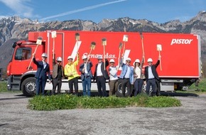Pistor Holding Genossenschaft: Spatenstich: Pistor startet mit dem Bau der Verteilzentrale Ostschweiz