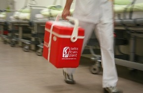 Swisstransplant: Swisstransplant: Konstant tiefe Spenderate - Massnahmen zur Verbesserung laufen an (BILD)