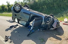 Polizeidirektion Landau: POL-PDLD: Verkehrsunfall auf der BAB 65