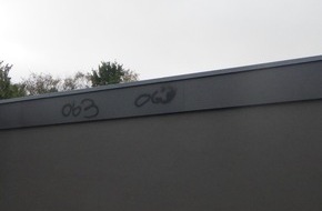 Kreispolizeibehörde Kleve: POL-KLE: Straelen - Mehrere Graffiti-Schmierereien / Zeugen gesucht
