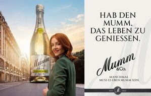 Mumm & Co.: In Mumm steckt Mut: Erste große Kampagne für alkoholfreien Sekt* in Deutschland inspiriert zu selbstbestimmten Genussmomenten
