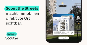 Scout the Streets: ImmoScout24 bringt die Immobiliensuche in 3D auf die Straße