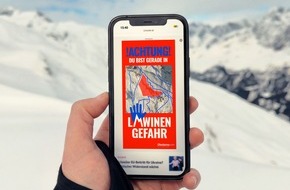 Skiregion Diedamskopf: Lawinenwarnung statt Werbung
