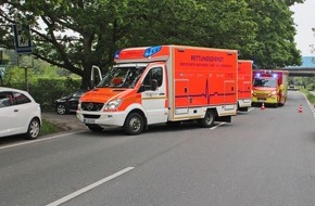 Polizei Mettmann: POL-ME: Rollerfahrer schwer verletzt - Ratingen - 1905116