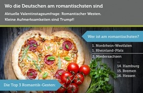 The Fork: Bookatable-Umfrage: so romantisch is(s)t Deutschland / Aktuelle Valentinstagsbefragung: Der Westen Deutschlands und die Aufmerksamkeit im Alltag sind am romantischsten