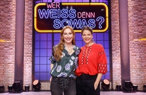 ARD Das Erste: Jessica Schwarz und Andrea Sawatzki bei "Wer weiß denn sowas?" - Das Wissensquiz vom 31. März bis 4. April 2025, um 18:00 Uhr im Ersten