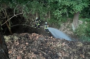 Freiwillige Feuerwehr Bad Honnef: FW Bad Honnef: Gebäudebrand entpuppt sich als Vegetationsbrand