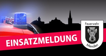 Freiwillige Feuerwehr Menden: FW Menden: Feuerwehr Menden unterstützt bei Großbrand in Iserlohn