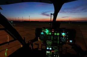 Bundespolizeidirektion 11: BPOLD 11: Fortbildungsfl&uuml;ge nach Einbruch der Dunkelheit &uuml;ber Sankt Augustin-Hangelar