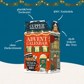 Presseinfo: Cupper Teas Adventskalender 2026 - ab September neu