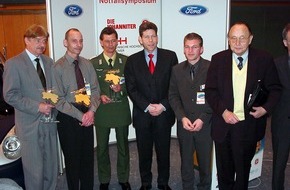 Ford-Werke GmbH: "Hans-Dietrich Genscher-Preis" in Hannover verliehen / Ford-Werke AG sponsort das 6. Hannoversche Notfallsymposium