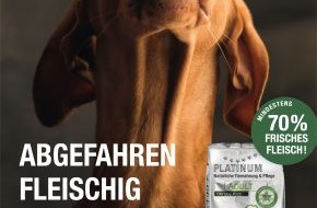 PLATINUM GmbH & Co. KG: Den natürlichen Geschmack in den Vordergrund stellen: Tiernahrungshersteller PLATINUM fokussiert gemeinsam mit Werbeagentur CATCH die Markenstärkung