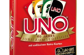 Mattel GmbH: 40 Jahre kunterbunter Spielspaß / UNO®, das beliebteste Familienkartenspiel der Welt, feiert Jubiläum (mit Bild)