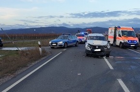 Polizeidirektion Neustadt/Weinstraße: POL-PDNW: Bad Dürkheim - B 37 nach Unfall gesperrt
