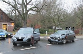 Polizeiinspektion Hameln-Pyrmont/Holzminden: POL-HM: Überholvorgang endet mit Verkehrsunfall