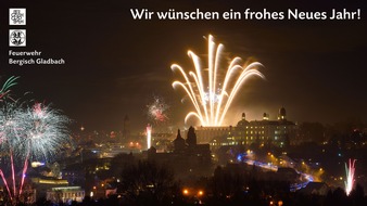 Feuerwehr Bergisch Gladbach: FW-GL: Ruhiger Jahreswechsel aus Sicht der Feuerwehr Bergisch Gladbach