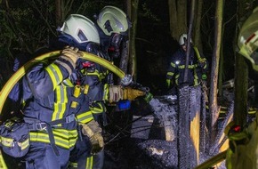 Feuerwehr Iserlohn: FW-MK: Feuer in einem Waldst&uuml;ck am Duloh