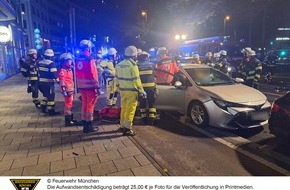 Feuerwehr München: FW-M: Nächtlicher Verkehrsunfall (Altstadt)