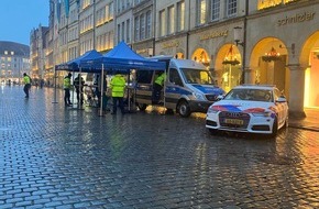 Polizei Münster: POL-MS: Polizei informiert gemeinsam mit niederländischen Kollegen auf Münsteraner Weihnachtsmärkten - Expertinnen und Experten der Verkehrs- und Kriminalprävention geben Tipps