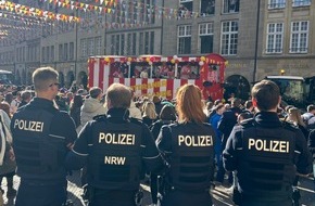 Polizei Münster: POL-MS: Rosenmontagsumzug in Münster verläuft überwiegend friedlich