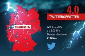 Feuerwehr Iserlohn: FW-MK: Tag des europäischen Notrufs: Twittergewitter bei deutschlands Berufsfeuerwehren