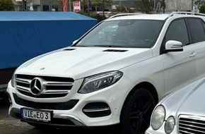 Kreispolizeibehörde Viersen: POL-VIE: Mercedes GLE gestohlen - Haben Sie Hinweise?