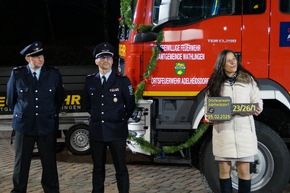 FW Wathlingen: &Uuml;bergabe eines Tankl&ouml;schfahrzeuges und eines Logistikanh&auml;ngers an die Ortsfeuerwehr Adelheidsdorf