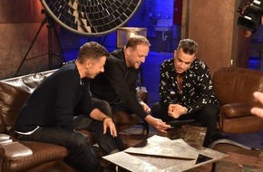 SAT.1: "I´m a fan"! Robbie Williams singt am Sonntag mit "The Voice of Germany"-Favorit Marc Amacher