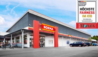 NORMA: NORMA: Für höchste Fairness im Job ausgezeichnet / Unternehmen setzt sich als besonders begehrter Arbeitgeber im Einzelhandel durch (FOTO)