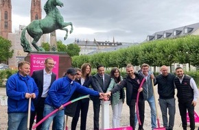 Deutsche Telekom AG: Wiesbaden: Telekom setzt Glasfaserausbau in der Innenstadt fort