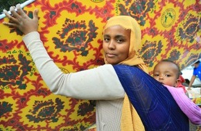 Stiftung Menschen für Menschen: Konflikte in Tigray - Menschen für Menschen leistet Nothilfe / Kritische Versorgungslage und Hygienesituation: Geflüchtete Familien in Amhara erhalten Nahrungsmittel, Wasser und Hygieneartikel