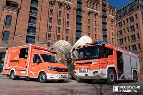 FW-HH: Feuerwehr Hamburg startet Probebetrieb mit vollelektrischen Einsatzfahrzeugen
