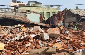 Helvetas: Erdbeben Myanmar: Helvetas stellt 100'000 Franken für Soforthilfe bereit