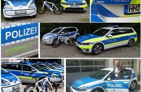 Polizeiinspektion Hameln-Pyrmont/Holzminden: POL-HM: 3x E - die E-Flotte der Polizei Hameln erhält Zuwachs