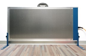 Sprint Sanierung GmbH: Hocheffiziente und schnelle Wandtrocknung durch innovative Infrarot-Platten: Sprint präsentiert DryPanel®Pro