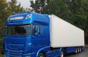 Polizei Gütersloh: POL-GT: Diebstahl eines Lkw mit Kühlauflieger - Polizei sucht Zeugen