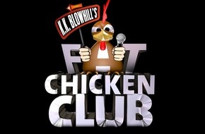 TELE 5: Klappnacken, russische Freundinnen und Infusionsbeutel - Ingmar Stadelmann präsentiert K.K. Blowhill's FAT CHICKEN CLUB auf TELE 5.