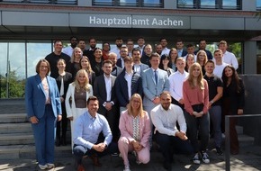 Hauptzollamt Aachen: HZA-AC: Gelungener Start in ein spannendes und sicheres Berufsleben beim Hauptzollamt Aachen / Willkommen im "Team für mehr Gerechtigkeit für Deutschland"