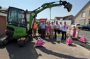 Deutsche Telekom AG: Tauberbischofsheim: Besuch auf der Glasfaserbaustelle