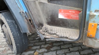 Polizeipräsidium Trier: POL-PPTR: Schrottreifer Schrotttransporter aus dem Verkehr gezogen